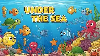 Under the Sea 🌊🐠 | Fun Learning & Sing-Along Song for Kids | Happy Tales & Tunes