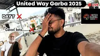 United Way Garba 2025 | Day 7 Cancel ❌ | Atul Purohit Garba | Garba 2025