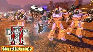 DoW2 - Retribution | Pre - Heresy Iron Warriors vs Astra Militarum  ! | Astartes Mod v3.35