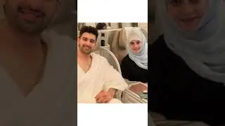 Aiman khan and Muneeb Bhut beautiful umrah pics #Shorts