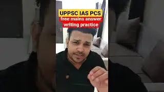 UPPSC 2025 free mains answer writing practice uppcs upsc #uppscmains #uppcsmains #mainsanswerwriting