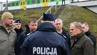 Poland blames Russian intelligence for blast on railway line to Ukraine