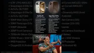 OnePlus 15 vs Reno 15 Pro 😲 Which One?