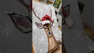 New Class! Deer-lightful Christmas goes LIVE Sunday Dec 8th at 2pm ET on my YouTube channel!