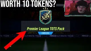 OPENING MY TOTS TOKENS GUARANTEED PREMIER LEAGUE TOTS PACK! (Worth 10 Tokens?) - FIFA 22
