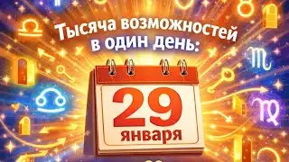 Тысяча возможностей в один день. Гороскоп на 29 января. 
