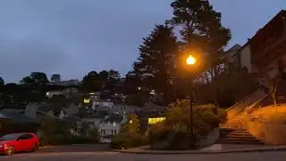 Evening Walk in the Neighborhood/San Francisco/ St Francis Woods Subdivision