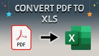 Convert PDF To Excel Online For Free - PDF To XLS - PDF To Excel