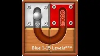 Unblock Ball: move&slide Blue 1-15 level All 3 stars