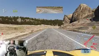 &pound;500 DIY Mige Direct drive sim wheel in action