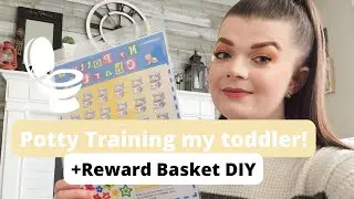 POTTY TRAINING MY 2 YEAR OLD🚽 + Reward Basket Ideas from Dollar Tree! | method I'm using