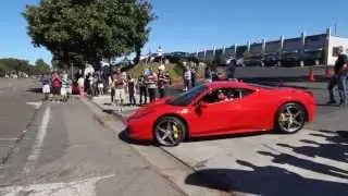 Ferrari 458 Italia Amazing Acceleration Sounds - Two of them!