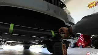 BMW M4CS Style Carbon Fiber Lip Install