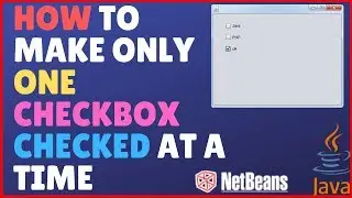 JAVA GUI - How To Make Only One Checkbox Checked At A Time Using Netbeans