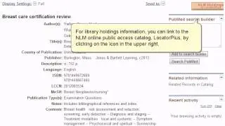 The NLM Catalog: A Quick Introduction