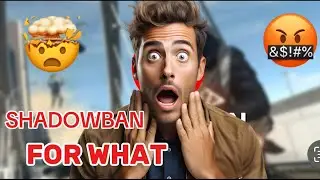 SHADOWBAN🚨FOR WHAT?? You're literally getting punished for being good at the game. Absolute joke