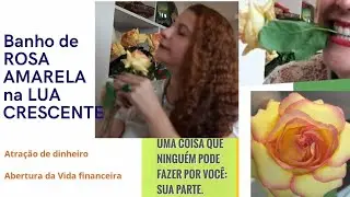 Rosa Amarela banho com ela para atrair dinheiro