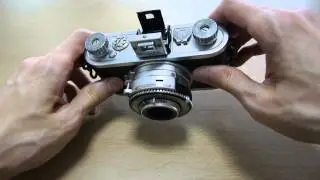 Kodak 35 film camera (50mm f3.5) - Basic operation and film loading