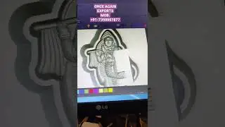 Making Krishna Jewellery Die On CNC Engraving #shorts