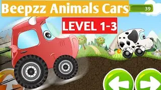 BERMAIN GAME MOBIL - MOBILAN || BEEPZZ ANIMALS CARS