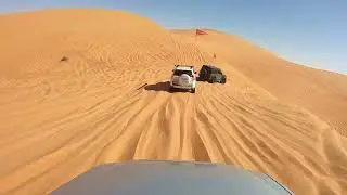 Drive to Buggy Dune In Liwa