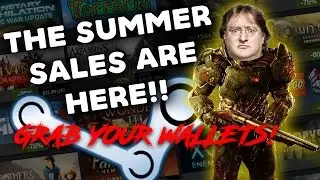 STEAM SUMMER SALE 2016 - Gabe smashes the game hammer!
