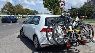 установка фаркопа thule 567100 756803 на Golf 7  часть 1