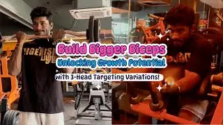 The Ultimate Bicep Workout: Hitting Every Angle for Maximum Size and Definition! #tigerigm