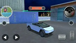 US Police CyberTruck Car Transporter - Car Games Android Gameplay HD