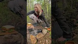 Burned My Hand on the Kettle&hellip; Then Nature Saved Me! 🔥🍵🌲 #survival #bushcraft #camping