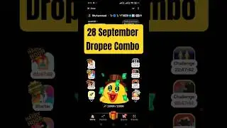 Dropee daily Combo Card 🔥 Today 28 September Dropee combo lottery card 🔥 Dropee daily Combo Card