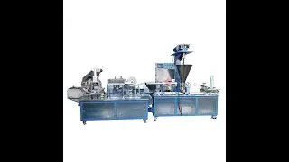 Automatic Play Dough Cup Extruding Filling Capping Packing Machine