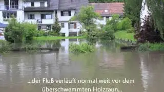 Hochwasser auf der Schwäbischen Alb, 01.Juni 2013