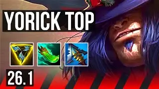 YORICK vs ZAAHEN (TOP) | 57K damage, Good KDA: 15/2/5 | EUW Master | 26.1