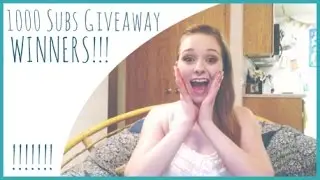 1000 Subscriber Giveaway - WINNER ANNOUNCEMENT!!
