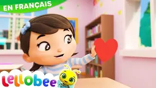 Chanson de famille pour la St Valentin | Comptines pour Bébés | Lellobee en Français