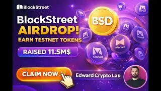 BlockStreet Airdrop Testnet Monad | Raised 11.5M$ | FREE Airdrop Tutorial | Edward Crypto Lab