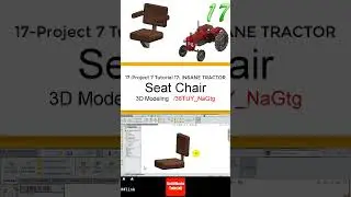 17-3D Draft |Tractor|: seat #3d #solidworks #tutorial #cad #drawing #engineering #automobile #design