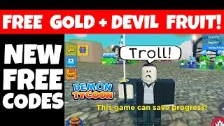*NEW* DEMON TYCOON Codes  |  NEW Roblox Anime Game  |  Unexpected Trolling Video