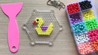 ĐỒ CHƠI HẠT NHỰA KẾT DÍNH BẰNG NƯỚC THẦN, TÔ MÀU CÔNG CHÚA - Magic plastic beads (Chim Xinh channel)