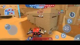 Playing mech arena. New combo killshot with disk launcher 8