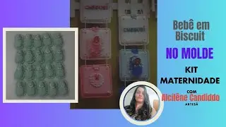 Beb&ecirc; em biscuit Perfeito para kit Maternidade (MOLDE DE SILICONE)
