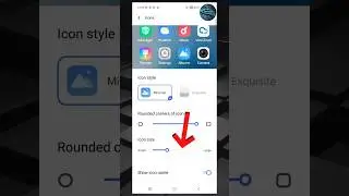 How to change icon shape and size of Vivo phones📱#shortsviral#trending#smartphone#tech#video