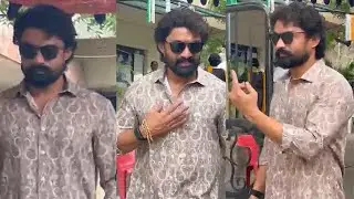 Nandamuri Kalyan Ram Cast His Vote | Lok Sabha Elections 2024 | Santosham Updates