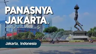 Panasnya Jakarta | Sudirman to MRT ASEAN | Jakarta, Indonesia 🇮🇩