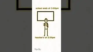 Teacher's at 2:59pm😭(animation meme ) #memes
