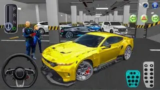 Mustang GT Stuck in Parking Underground Garage - 3D Driving Class 2025 Update - Android Gameplay