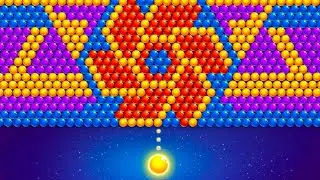 बबल शूटर गेम खेलने वाला |Bubble shooter game level 284 Android gameplay #1