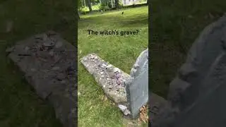 Witch&rsquo;s Grave? The grave of Mary Nasson in York Maine #lifesadventure #newengland #haunted