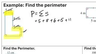 Perimeter of Compound Shapes